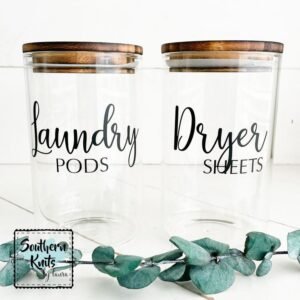 FavorFlavor Glass Jars with Airtight Lids Set of 2